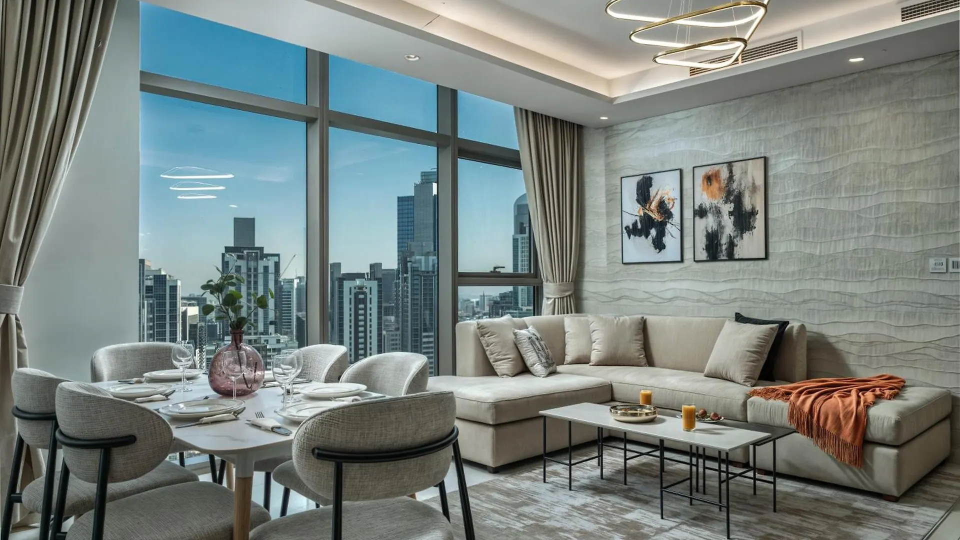 Dubai Scenic Infinity Pool With Burj Khalifa Views Apartment